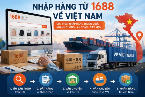 Quy trình nhập hàng chính ngạch từ Trung Quốc về TPHCM, Việt Nam